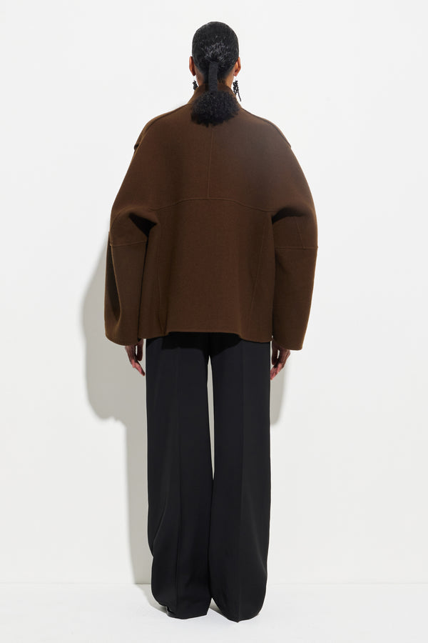 Christian Wijnants Juwano Wide Sleeve Jacket Chestnut