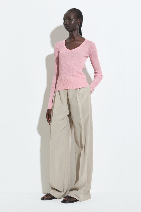 Christian Wijnants Kanara Knitted Sweater Soft Pink