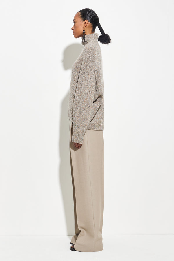 Christian Wijnants Kemijo Oversized Sweater Clay Toffee