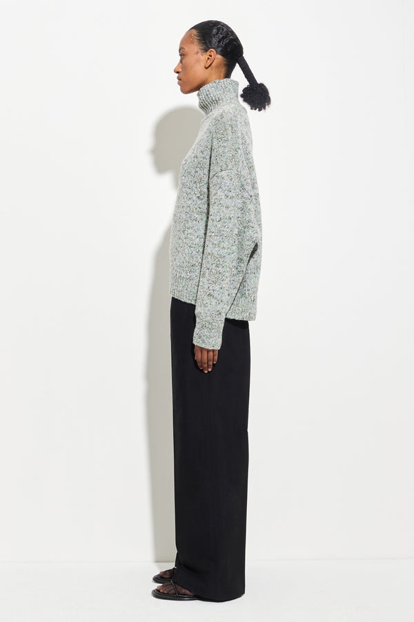 Christian Wijnants Kemijo Oversized Sweater Silver Seafoam