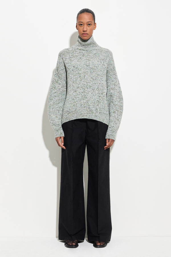 Christian Wijnants Kemijo Oversized Sweater Silver Seafoam