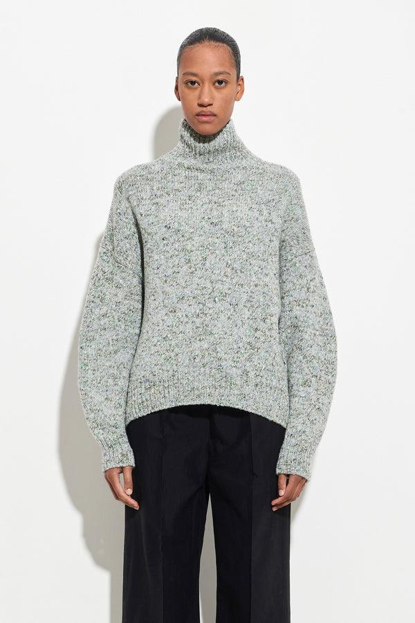 christian wijnants Kemijo Oversized Sweater Silver Seafoam