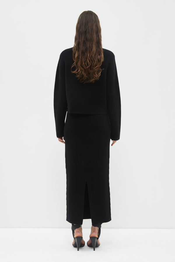 Christian Wijnants Kenar Wholegarment Knitted Skirt Black