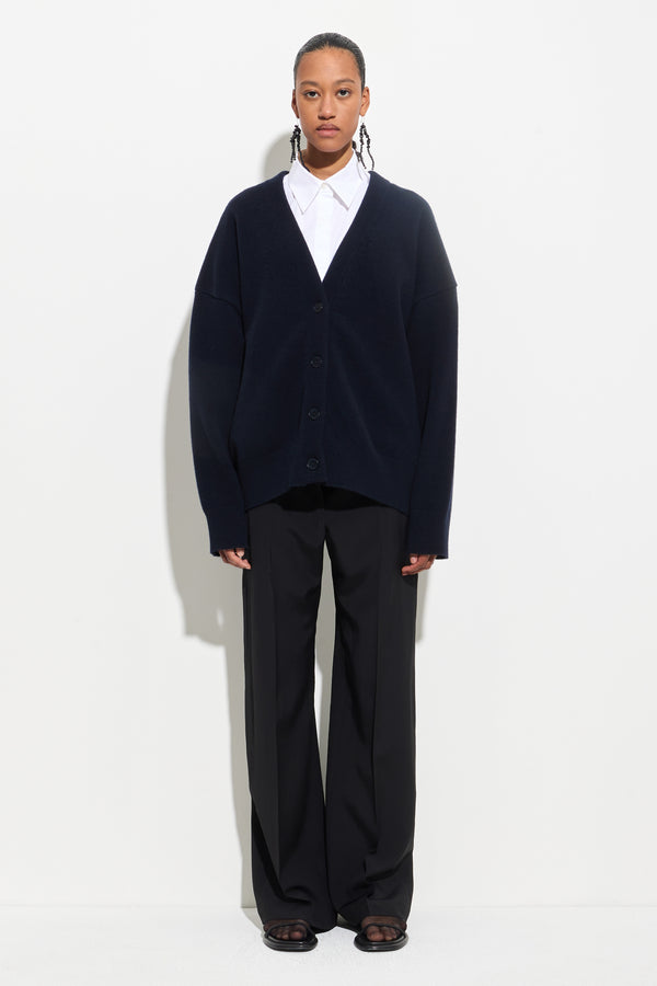 Christian Wijnants Kenata Compact Cardigan Dark Navy