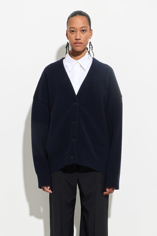 christian wijnants Kenata Compact Cardigan Dark Navy