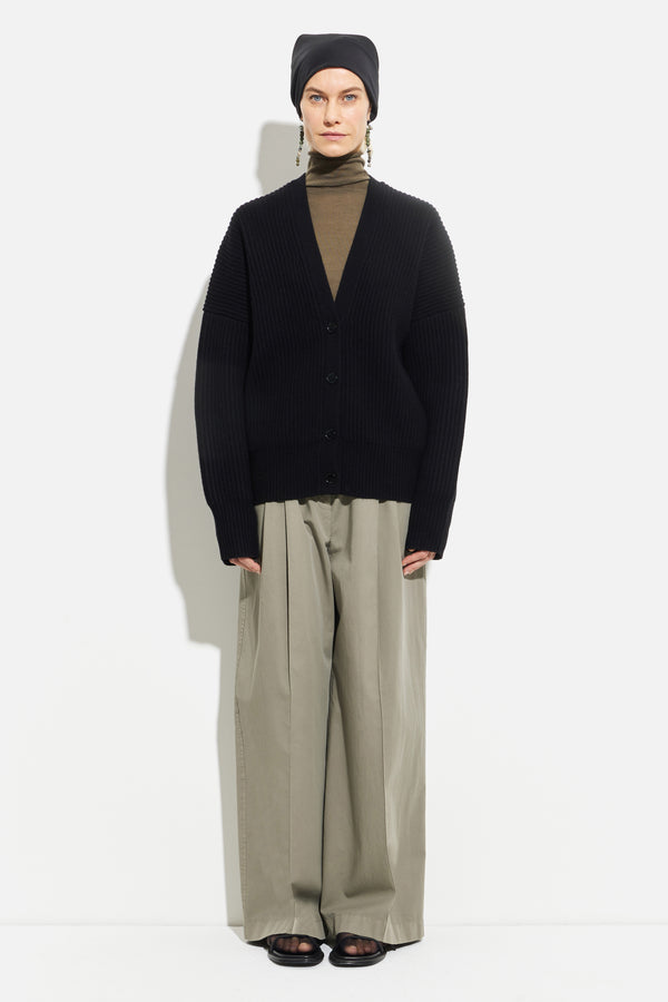 Christian Wijnants Khrami Scarf Oversized Cardigan Black