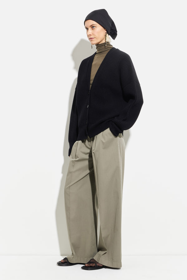 Christian Wijnants Khrami Scarf Oversized Cardigan Black