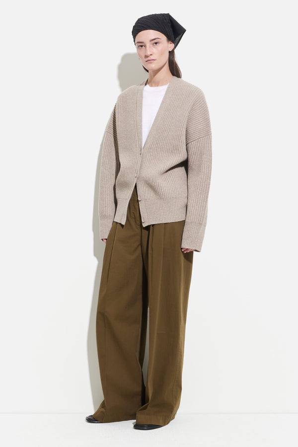 Christian Wijnants Khrami Scarf Oversized Cardigan Macademia