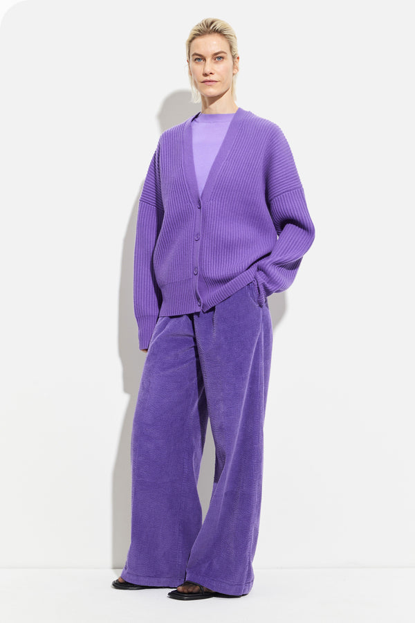 Christian Wijnants Khrami Scarf Oversized Cardigan Orchid