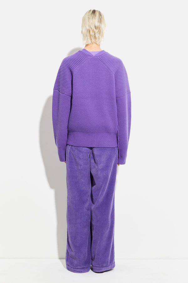 Christian Wijnants Khrami Scarf Oversized Cardigan Orchid