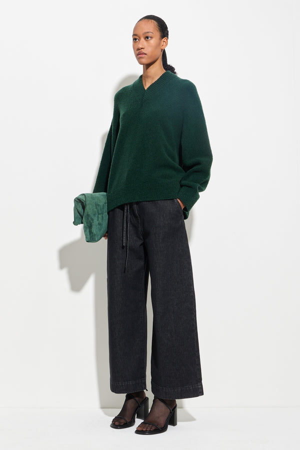 Christian Wijnants Kianez Oversized Sweater Pine Green