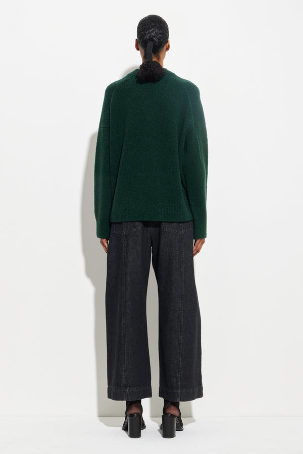 Christian Wijnants Kianez Oversized Sweater Pine Green