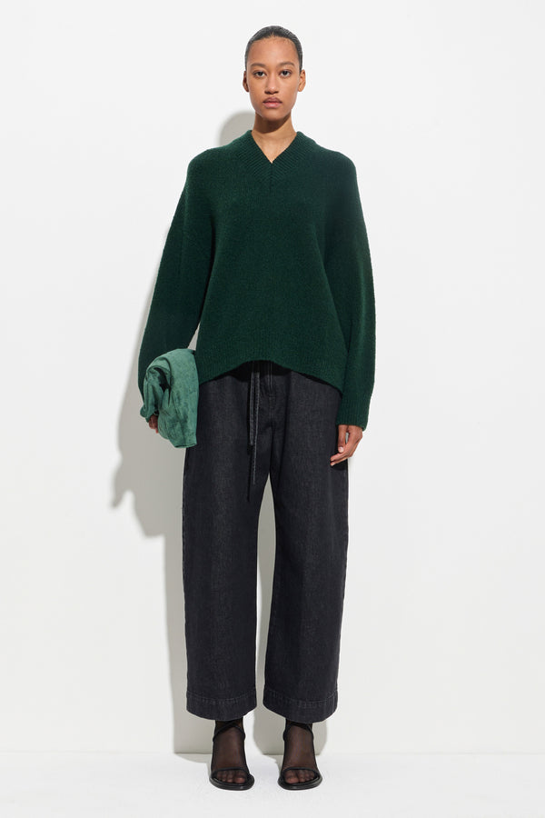 Christian Wijnants Kianez Oversized Sweater Pine Green