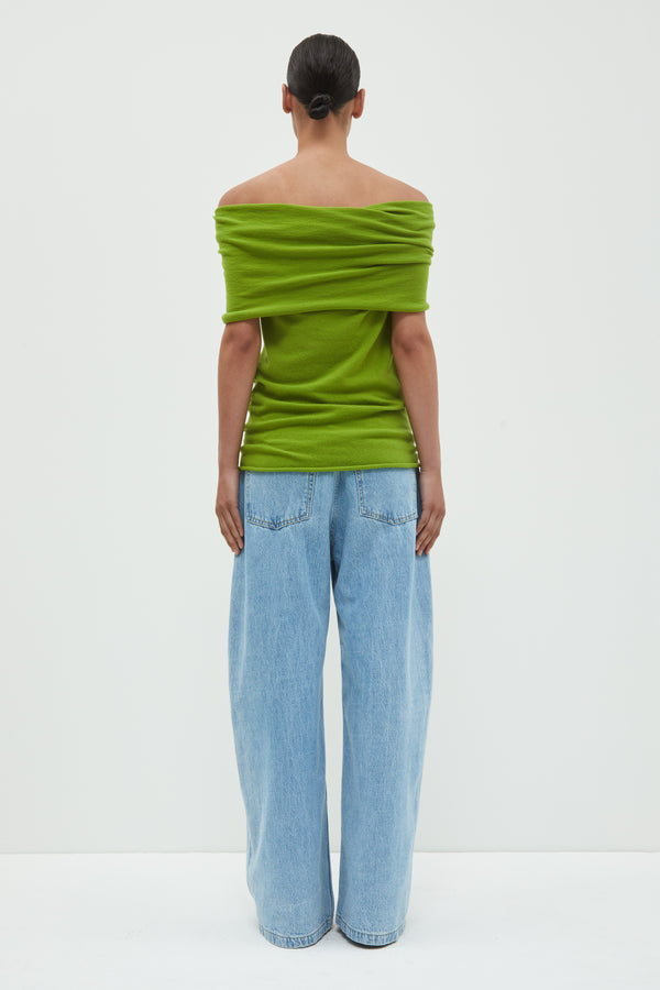 Christian Wijnants Kilili Sleeveless Knit Tube Top Bamboo