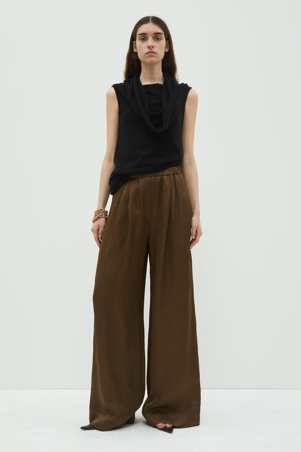 Christian Wijnants Kilili Sleeveless Knit Tube Top Black