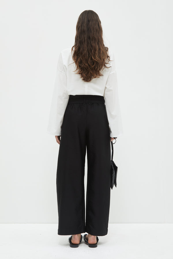 Christian Wijnants Pagata Barrel Leg Pants Black Quilted