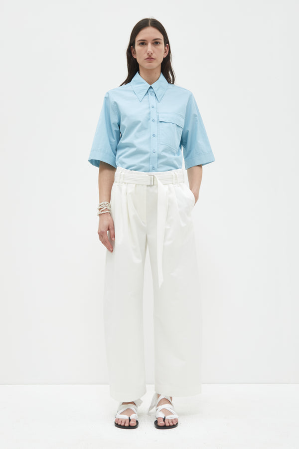 Christian Wijnants Pagata Barrel Leg Pants Off White