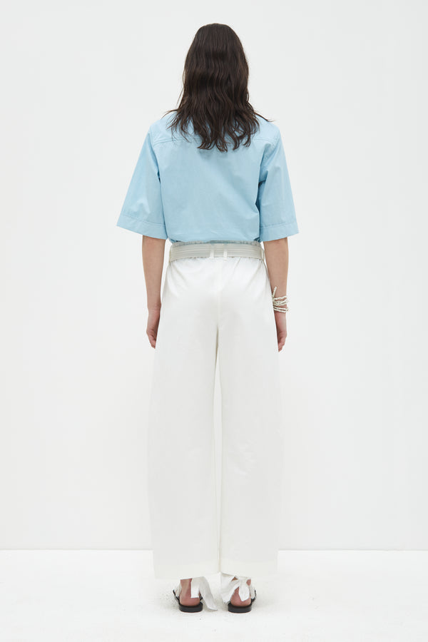 Christian Wijnants Pagata Barrel Leg Pants Off White