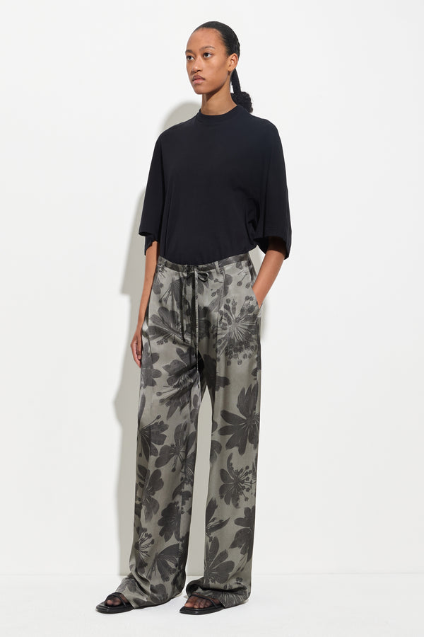 Christian Wijnants Pamir Wide Leg Pantalon Dark Mud Seaweed Bugra