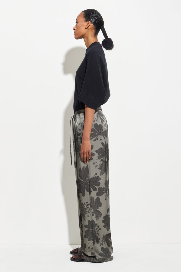 Christian Wijnants Pamir Wide Leg Pantalon Dark Mud Seaweed Bugra