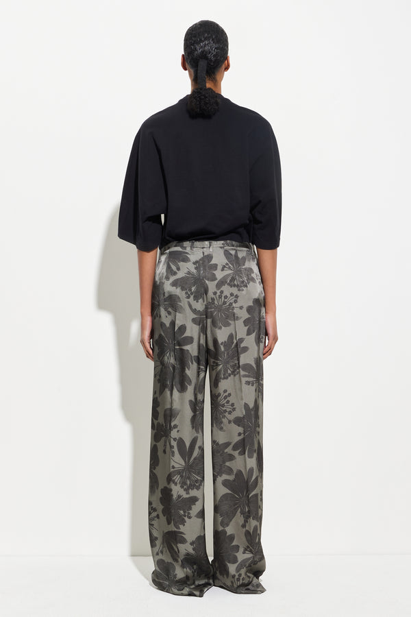 Christian Wijnants Pamir Wide Leg Pantalon Dark Mud Seaweed Bugra