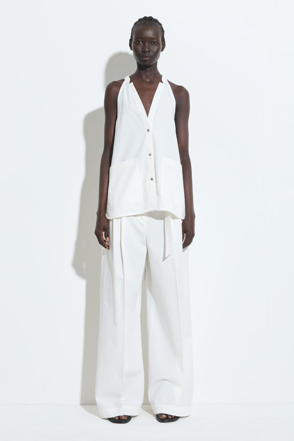 christian wijnants Paradisa Wide Leg Pant Off White