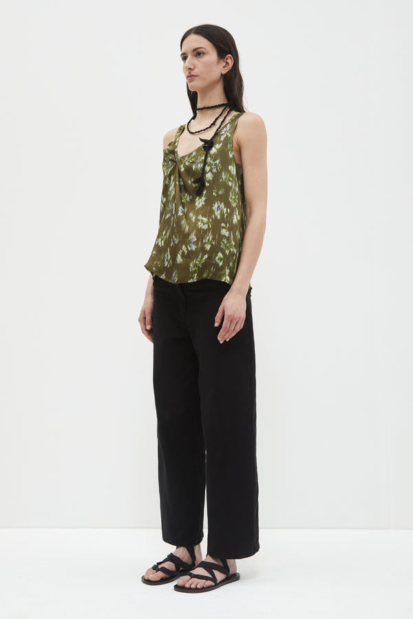 Christian Wijnants Pelaro Barrel Leg Jeans Black Denim