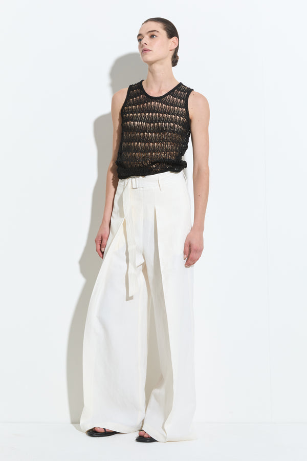 Christian Wijnants Pomello Wide Leg Pants Off White