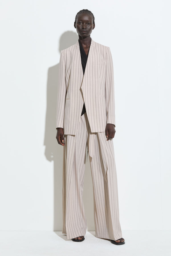 christian wijnants Pomello Wide Leg Pants Sand Stripe