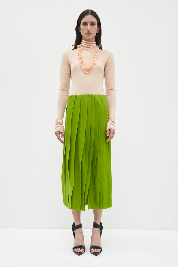 christian wijnants Shani Layered Strokes Skirt Bamboo