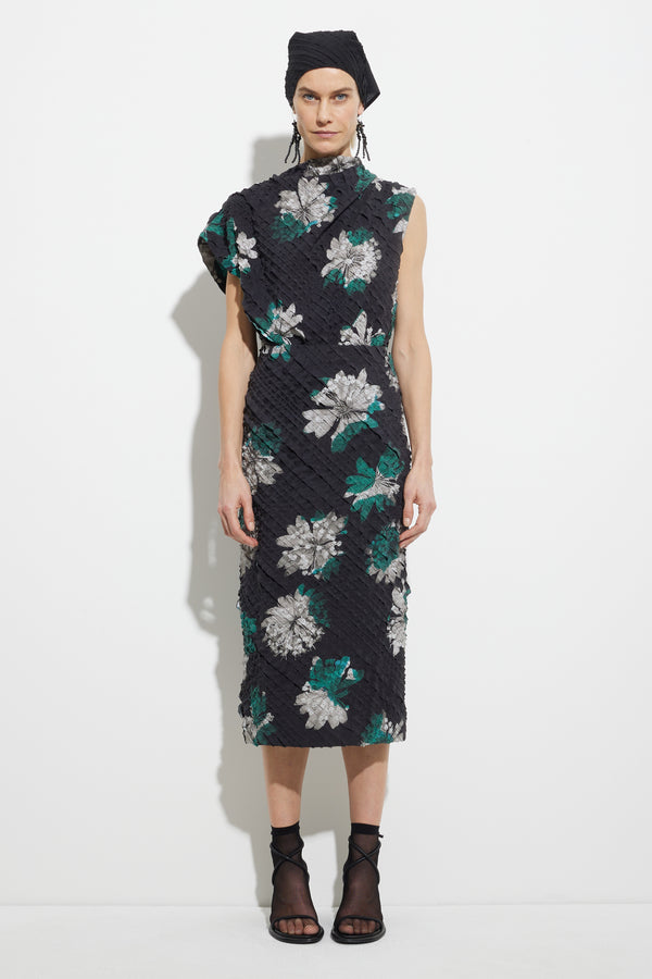 christian wijnants Simbi Fluent Skirt Black Emerald Edna Big