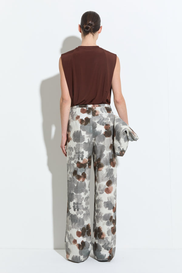 Christian Wijnants Tabansir Sleeveless Jersey Top Chocolate