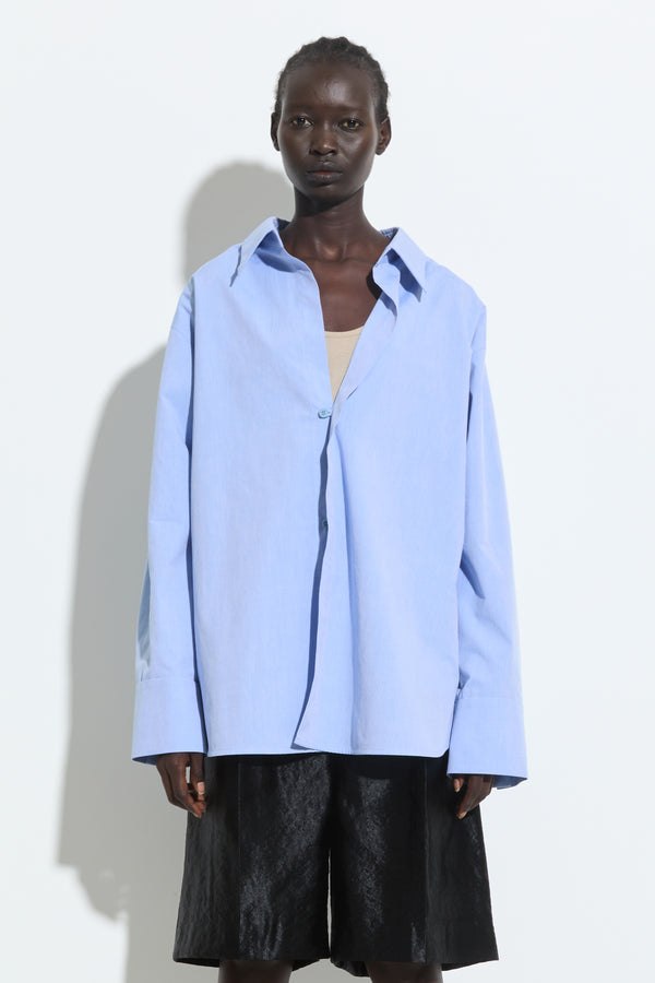 christian wijnants Takala Oversized Shirt Light Blue