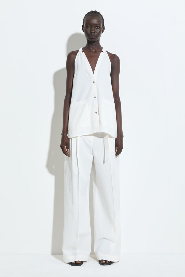 Christian Wijnants Terrica Sleeveless Top Off White