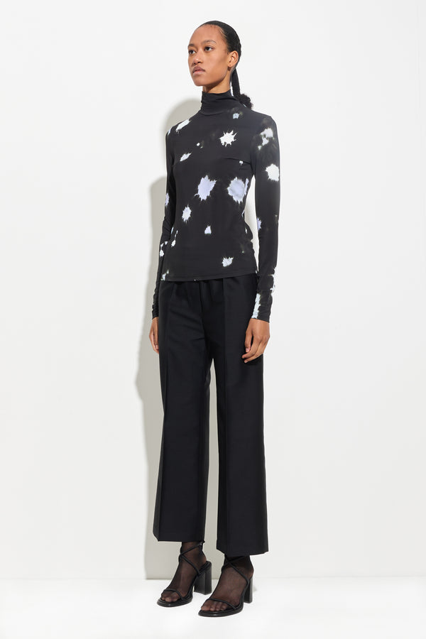 Christian Wijnants Tugal Secondskin Longsleeve Black Lavender Tachy