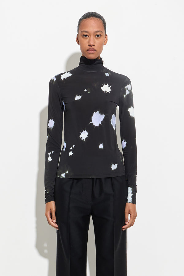 christian wijnants Tugal Secondskin Longsleeve Black Lavender Tachy