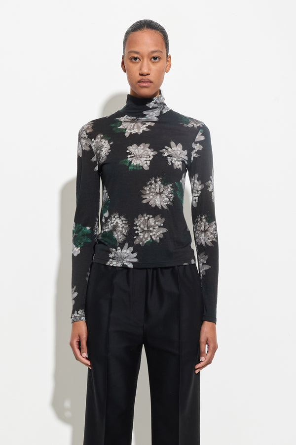 christian wijnants Tugal Secondskin Longsleeve Black Pine Edna