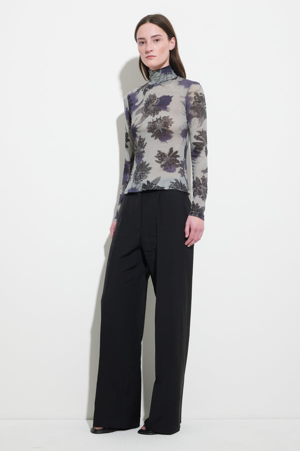 Christian Wijnants Tugal Secondskin Longsleeve Silvercloud Aster Edna