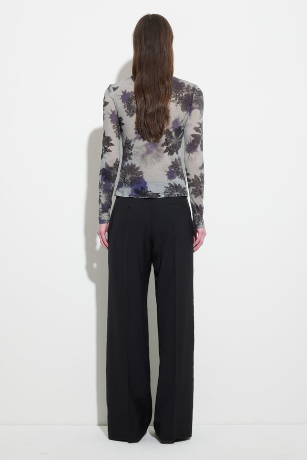 Christian Wijnants Tugal Secondskin Longsleeve Silvercloud Aster Edna