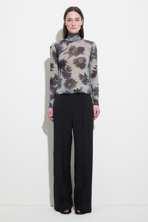 Christian Wijnants Tugal Secondskin Longsleeve Silvercloud Aster Edna