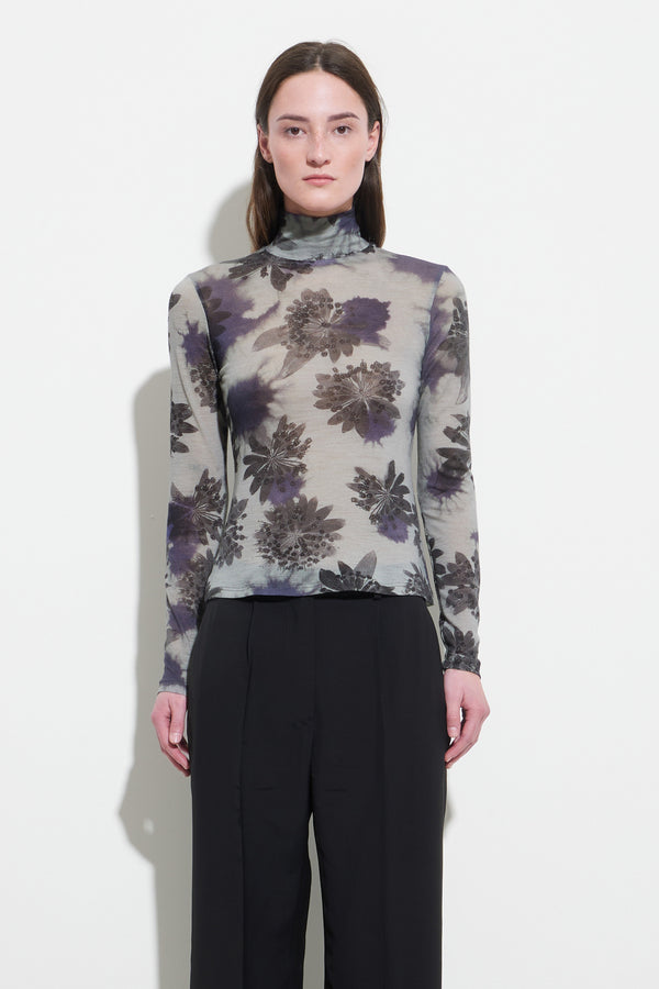 christian wijnants Tugal Secondskin Longsleeve Silvercloud Aster Edna