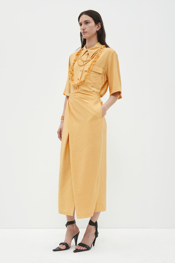 Christian Wijnants Tumelah Boxy Shirt Light Tangerine