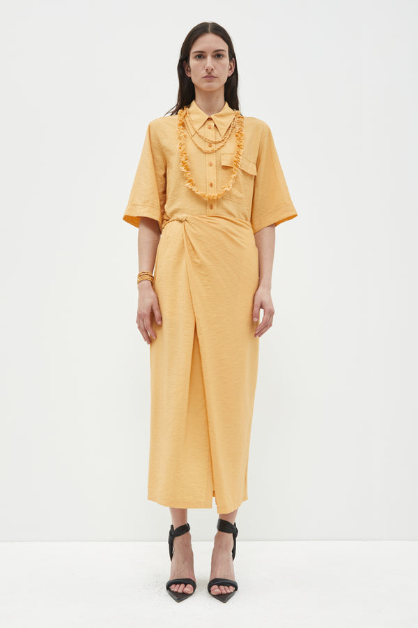 Christian Wijnants Tumelah Boxy Shirt Light Tangerine