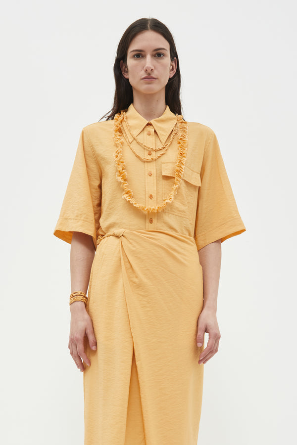 christian wijnants Tumelah Boxy Shirt Light Tangerine