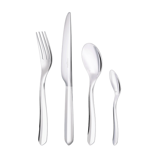 christofle 48-piece Silver-Plated Flatware Set for 12 People with Storage Box Infini Christofle
