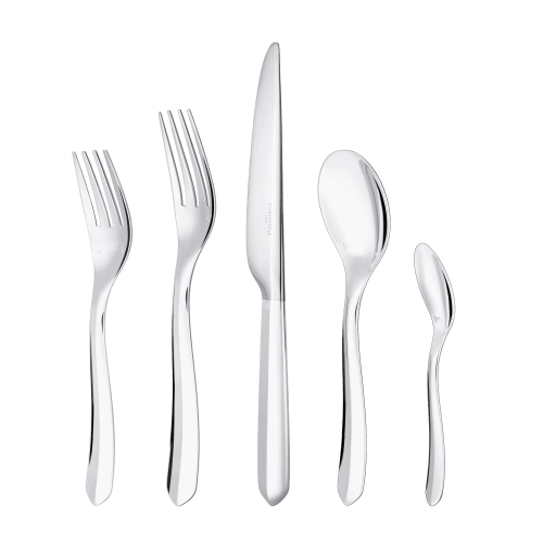 christofle 5-piece Silver-Plated Individual Place Settings Infini Christofle
