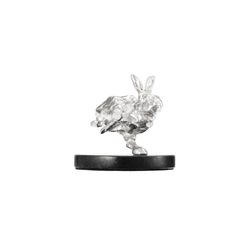 christofle Agile Rabbit in Sterling Silver - Haute Orfèvrerie Lapin