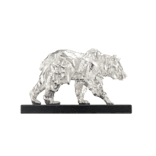 christofle Bear small version in Sterling Silver - Haute Orfèvrerie Ours