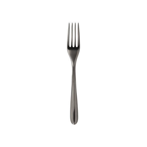 christofle Black Stainless Steel Dessert Fork L'Âme de Christofle
