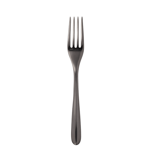 christofle Black Stainless Steel Table Fork L'Âme de Christofle